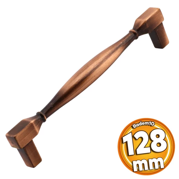 Kare Eskitme Antik Bakır 128 mm Metal Mobilya Mutfak Çekmece Dolap Dolabı Kulpu Kulbu Kulpları ürün görseli 1