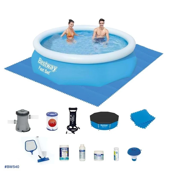 Büyük Şişme Havuz Seti 305x66 cm BW540 57456 ürün görseli 1