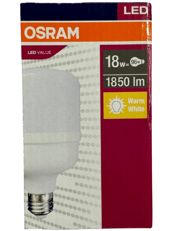 Osram 18W (96W) 3000K (Sarı Işık) E27 Duylu Led Torch Ampul (2 Adet) ürün görseli 1