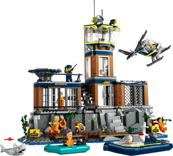 LEGO City 60419 Police Prison Island ürün görseli 1