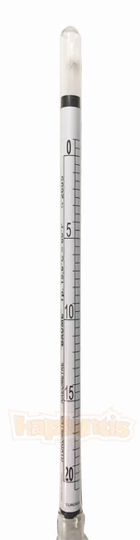 Eurodensimeter 0-20 Bomemetre Hidrometre Yoğunluk Ölçer - Resim 2