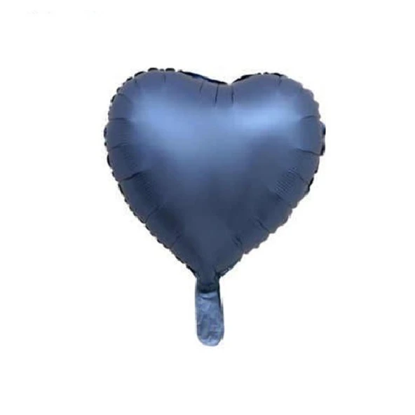 Saten Kalp Mavi 18 inç Folyo Balon 1 Adet ürün görseli 1