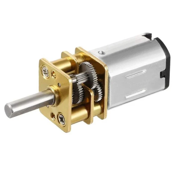 12V 200 Rpm Redüktörlü Mikro DC Motor N20 ürün görseli 1