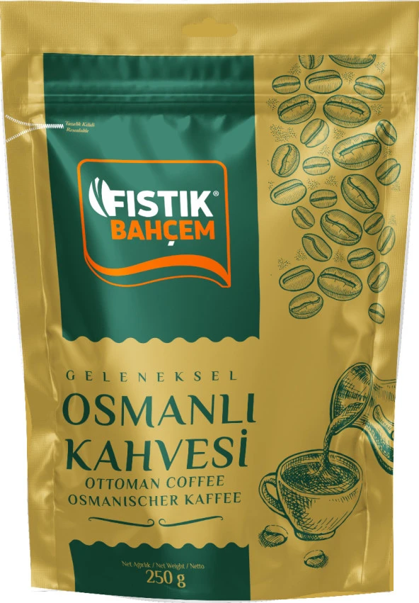 Fıstık Bahçem Osmanlı Kahvesi 250 Gr ürün görseli 1