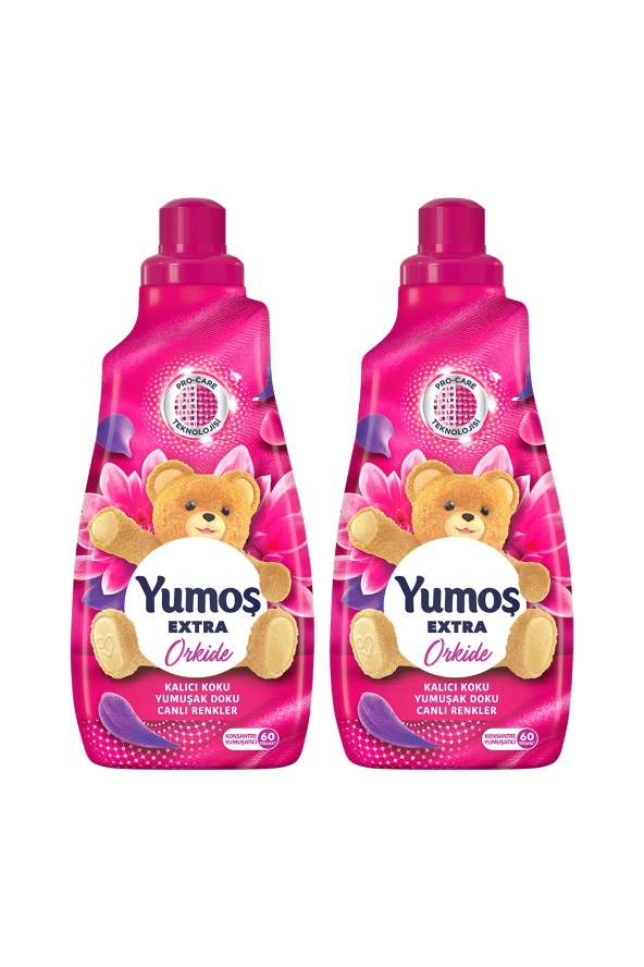 Yumoş Extra Konsantre Çamaşır Yumuşatıcısı Orkide 1440 Ml 60 Yıkama 2 Adet ürün görseli 1