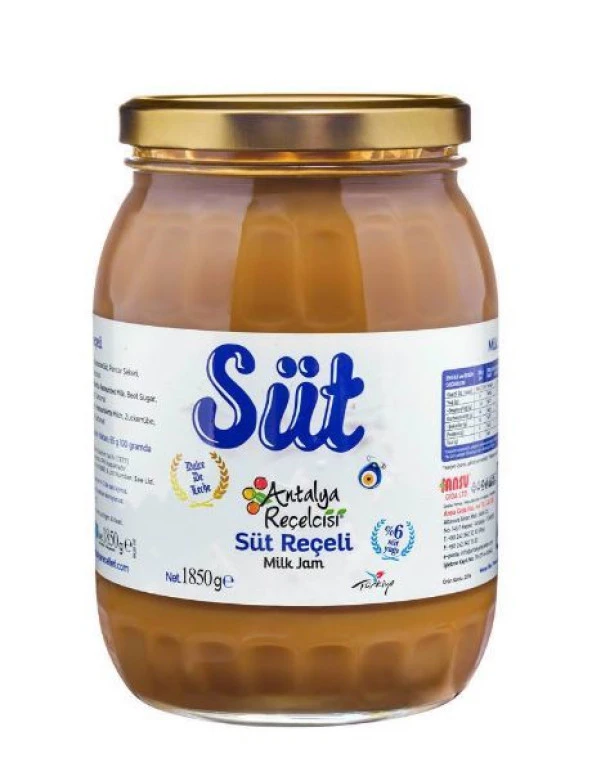 Antalya Reçelcisi Süt Reçeli 1850g ürün görseli 1