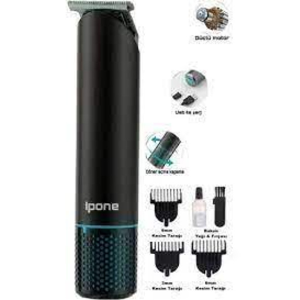 Ipone Ip-785 Professional Saç Sakal lazer Öncesi Bay Bayanlar Için Kuaförlere Özel Tıraş Makinası ürün görseli 1