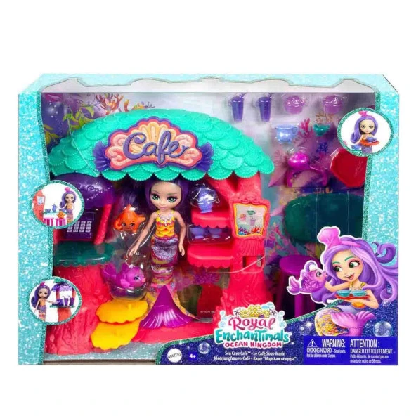 Enchantimals Su Altı Kafe Oyun Seti - Resim 6