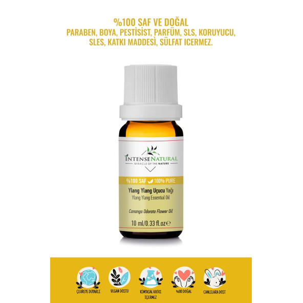 Ylang Ylang Uçucu Yağı 10 ml %100 Saf ve Doğal Ylang Ylang Essential Oil ürün görseli 1