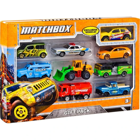 Matchbox Araba Seti 9 Lu Paket (Karışık Model) ürün görseli 1