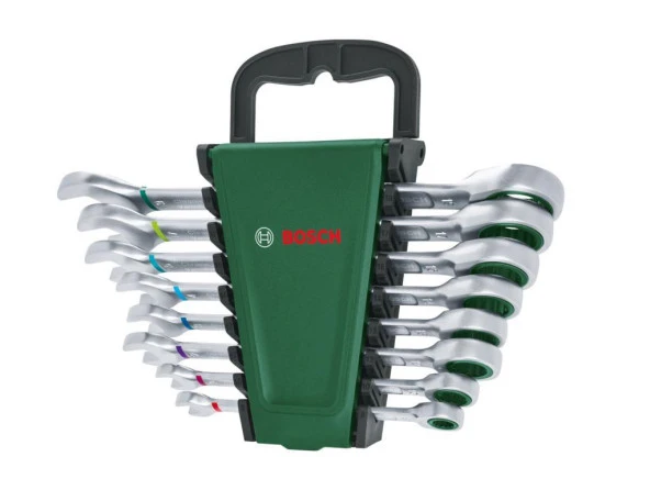 Bosch Home and Garden Cıcırlı Kombine Anahtar Seti 8 Parça - 1600A027PS ürün görseli 1