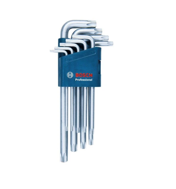Bosch Professional Alyan Anahtar Takım Torx 9 Parça - 1600A01TH4 ürün görseli 1