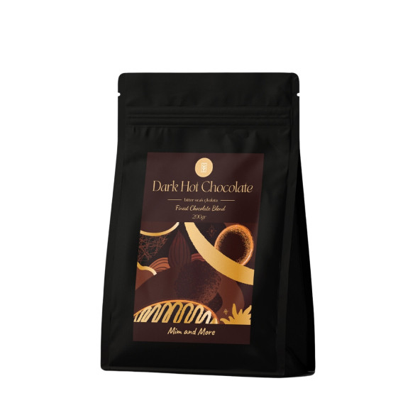 Dark Hot Chocolate - Bitter Sıcak Çikolata, 200 gr - Resim 4