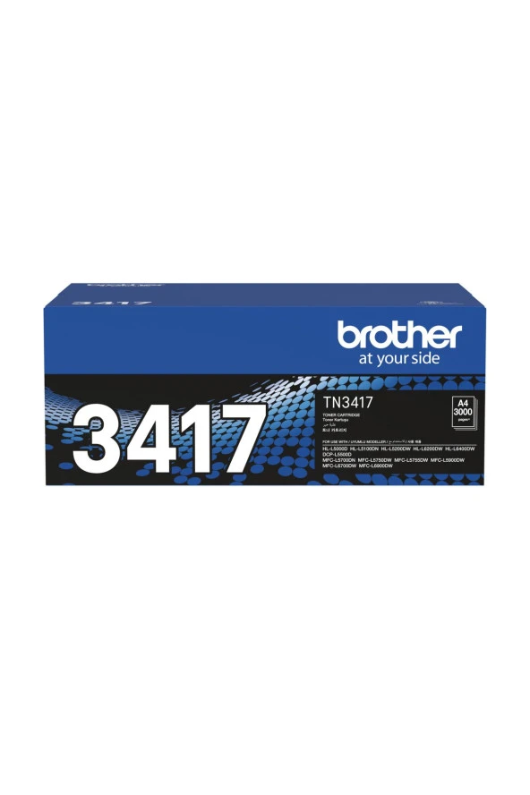 TN-3417 3000 Sayfa Kapasiteli Siyah Toner ürün görseli 1