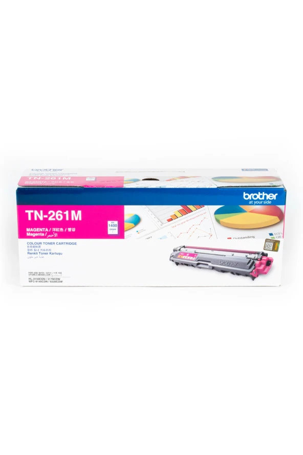 TN-261M 1400 Sayfa Kapasiteli Kırmızı Toner ürün görseli 1