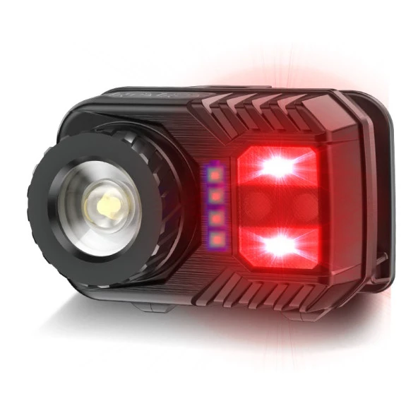 PeakStar PS-571 Sensör XPG COB LED USB Şarj Edilebilir Lityum Pilli Zoomlu Kafa Lambası ürün görseli 1
