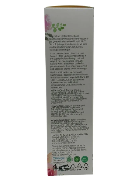 Clean Rose Gül Suyu %100 Doğal 390ML - Resim 5