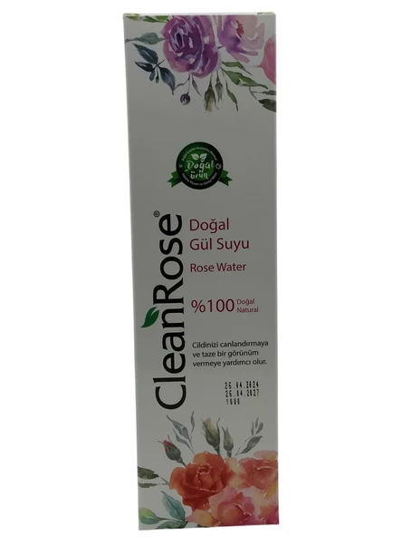 Clean Rose Gül Suyu %100 Doğal 390ML ürün görseli 1