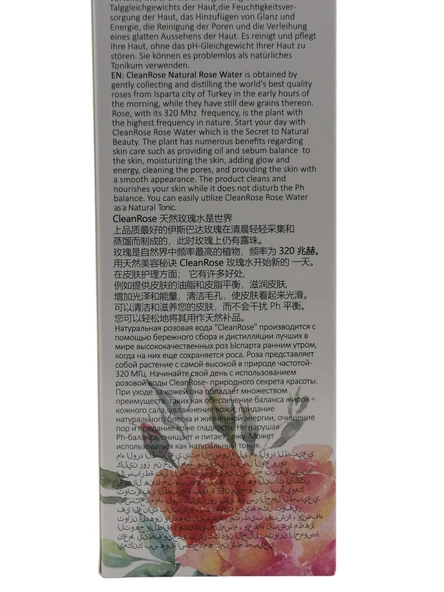Clean Rose Gül Suyu %100 Doğal 390ML - Resim 3