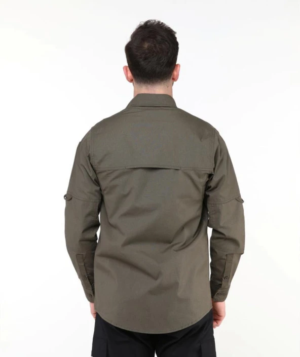 NORTH MOUNTAIN PROTECTİON TACTICAL GÖMLEK YEŞİL - Resim 10