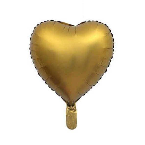 Saten Kalp Gold 18 inç Folyo Balon 1 Adet ürün görseli 1