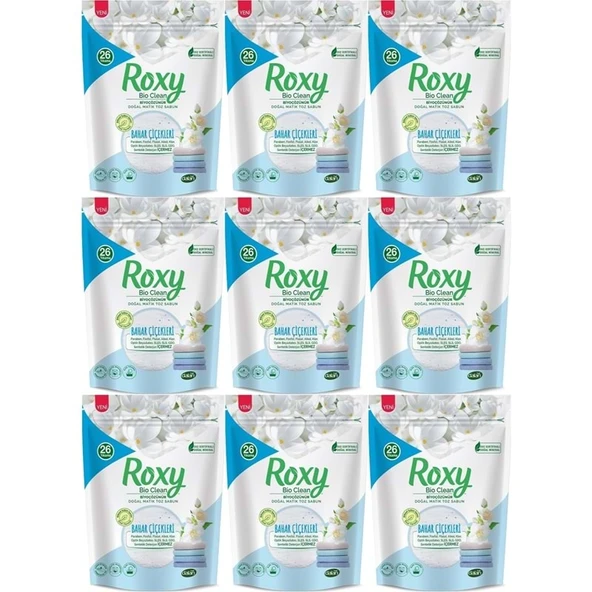 Dalan Roxy Bio Clean Matik Sabun Tozu 800GR Bahar Çiçekleri (9 Lu Set) (234 Yıkama) ürün görseli 1