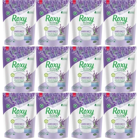 Dalan Roxy Bio Clean Matik Sabun Tozu 800GR Lavanta Bahçesi (12 Li Set) (312 Yıkama) ürün görseli 1