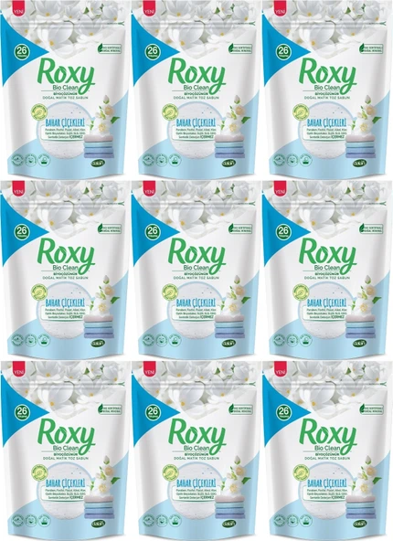 Dalan Roxy Bio Clean Matik Sabun Tozu 800GR Bahar Çiçekleri (9 Lu Set) (234 Yıkama) ürün görseli 1