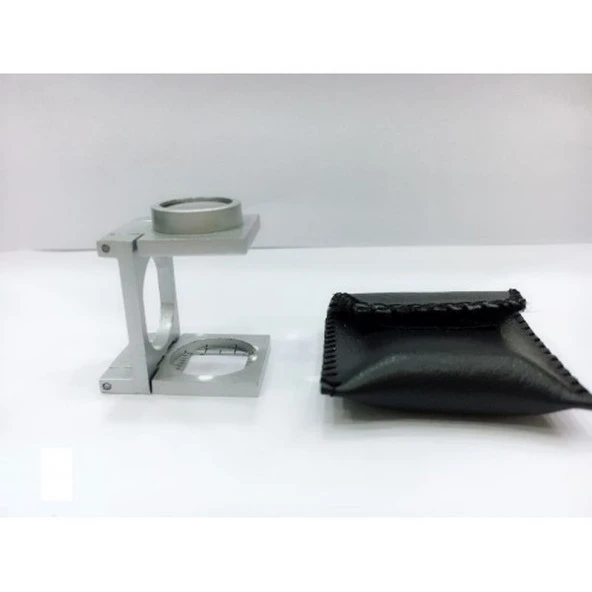 1 Cm Full Çelikkaplı Full Çelik Kaplı Katlamalı Büyüteç Th-9008A ürün görseli 1