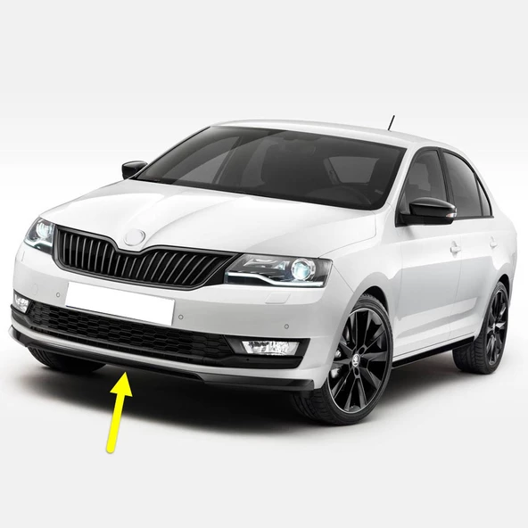 Skoda Rapid 2017-2021 Ön Tampon Alt Kaplama Spoyler 5JA807611 ürün görseli 1