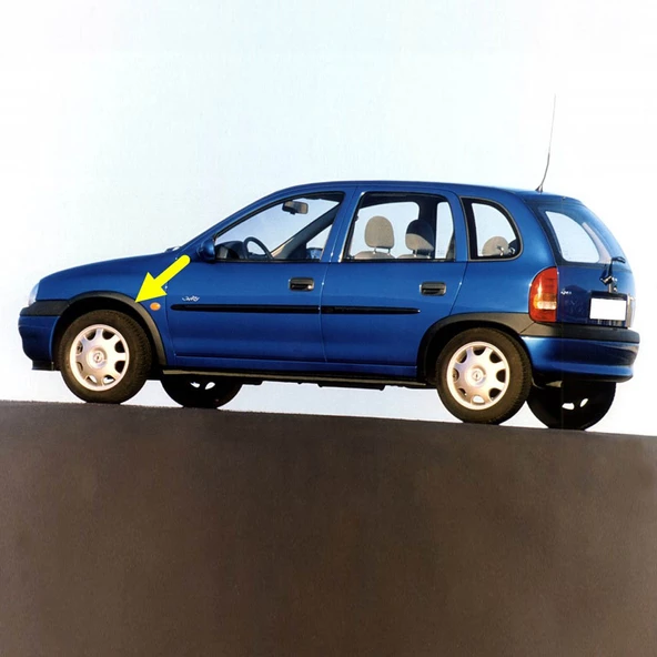 Opel Corsa B 1993-2000 Sol Ön Çamurluk Ağzı Plastik Dodik 1101863 ürün görseli 1