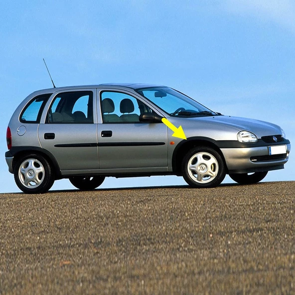 Opel Corsa B 1993-2000 Sağ Ön Çamurluk Ağzı Plastik Dodik 1102863 ürün görseli 1