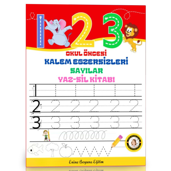Okul Öncesi Kalem Egzersizleri YAZ-SİL Kitabı ürün görseli 1