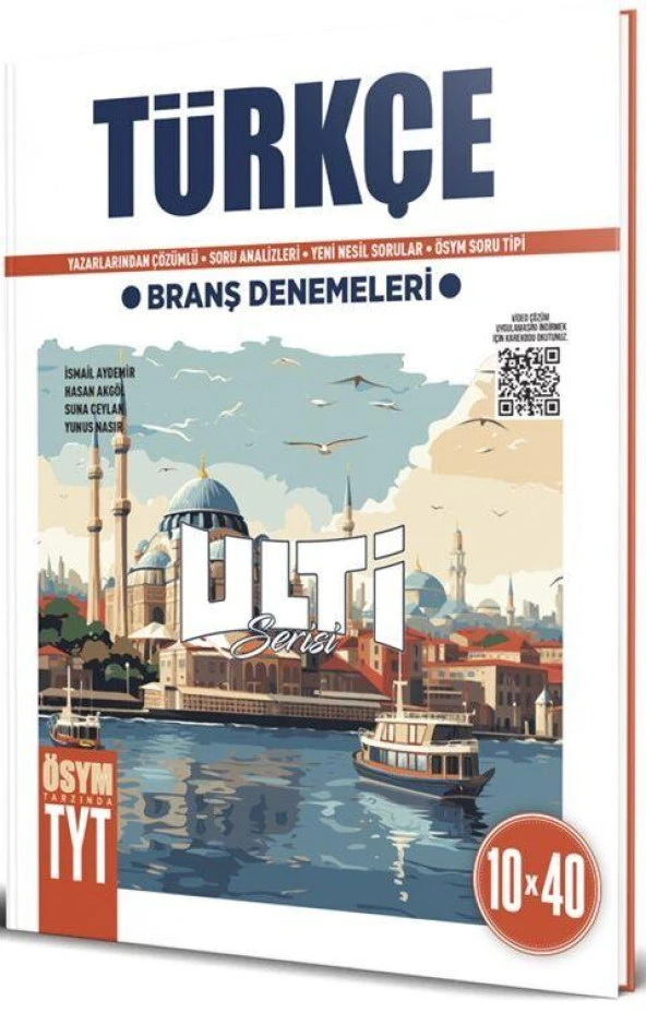 TYT Türkçe Ulti Serisi 10 x 40 Branş Denemeleri Bes Yayınları ürün görseli 1