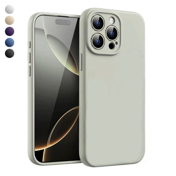 iPhone 15 Pro Max Kılıf Kamera Korumalı Lansman Silikon Kapak ürün görseli 1