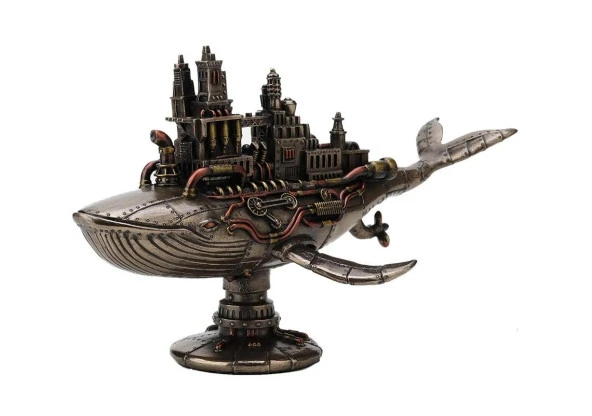 Steampunk Galaktik Balina Biblo Veronese Design ürün görseli 1