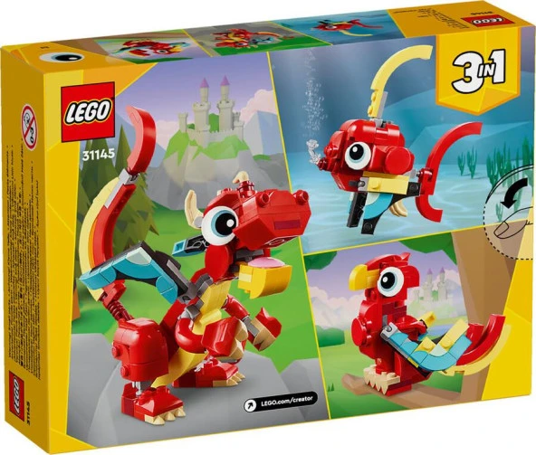 Lego Creator 31145 Red Dragon - Resim 2