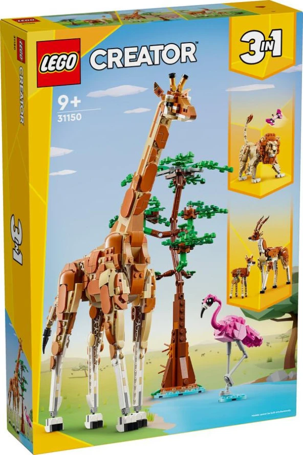 LEGO Creator 31150 Wild Safari Animals ürün görseli 1
