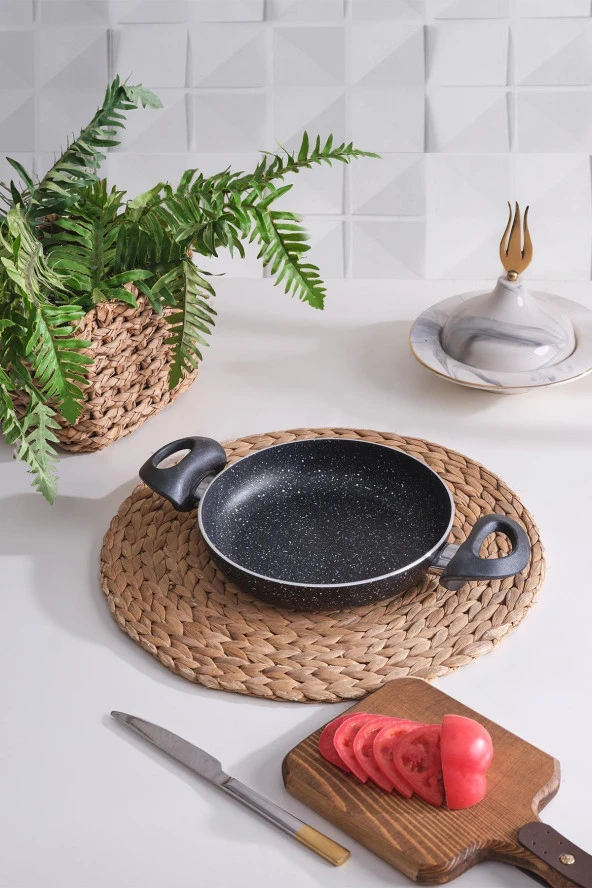 Sanat | Sahan Tava 24 Cm Çift Kulplu Granit Sahan Tavası ürün görseli 1