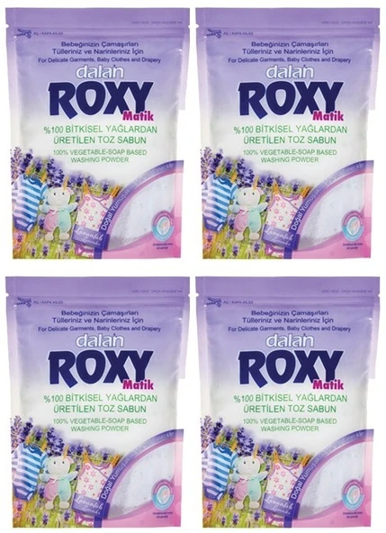Dalan Roxy Bio Clean Matik Sabun Tozu 800GR Lavanta Bahçesi (4 Lü Set) (104 Yıkama) ürün görseli 1