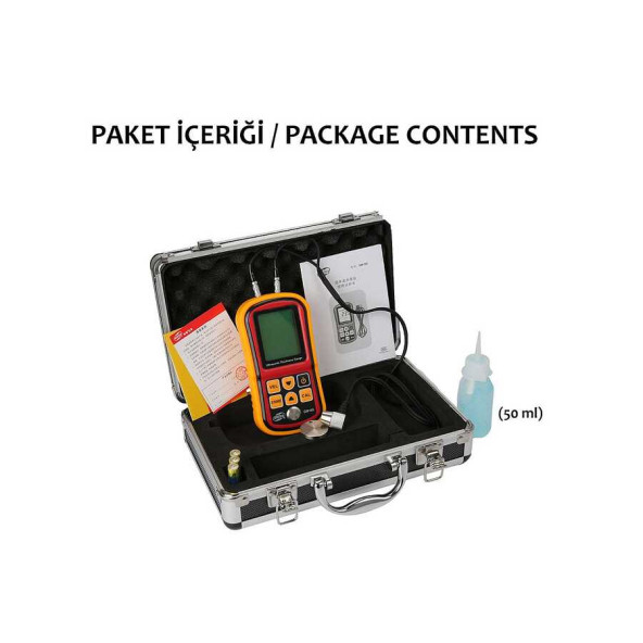BENETECH GM100 Ultrasonik Kalınlık Ölçer - Resim 8