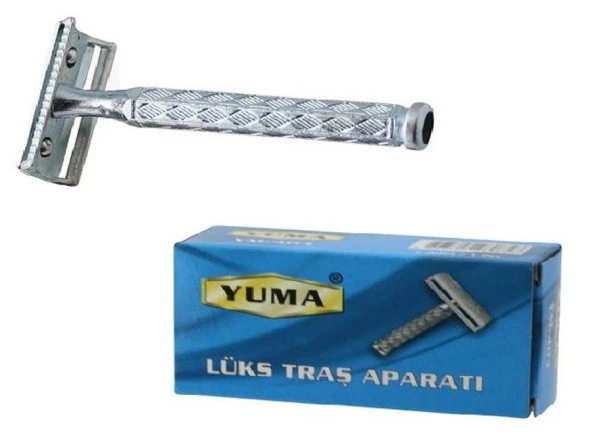 Yuma Kutulu Tıraş Makinesi Nikel YM 403+ Jilet Hediyeli ürün görseli 1