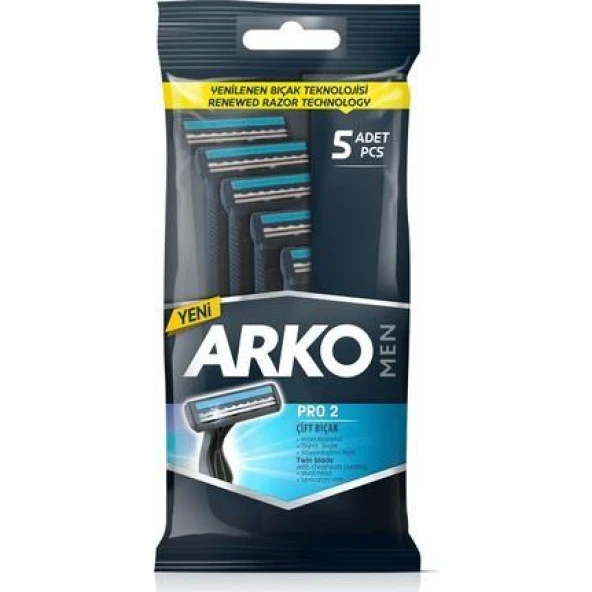 Arko Men 5 li Poşet Tıraş Bıçağı Tek Bıçaklı ürün görseli 1