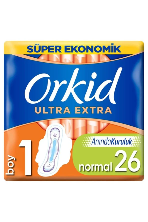 Ultra Extra Hijyenik Ped Normal Süper Ekonomik Paket 26 Ped ürün görseli 1