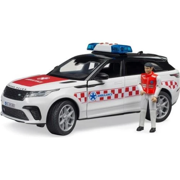 Bruder Range Rover Velar Acil Durum Aracı ve Sürücüsü BR02885 ürün görseli 1