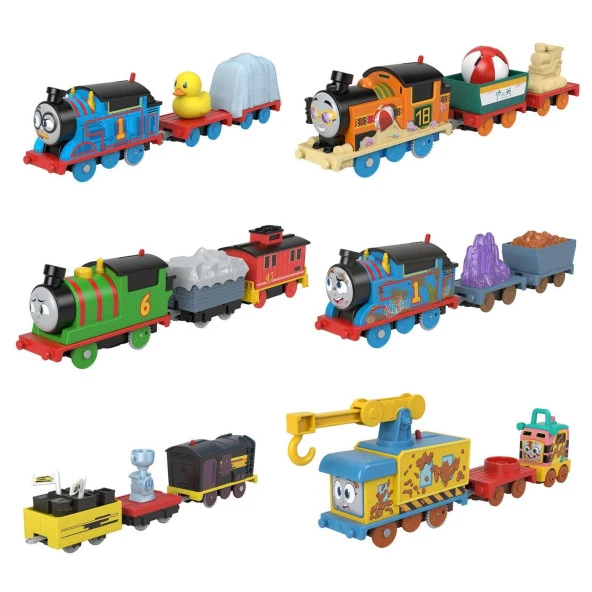 Fisher Price Thomas ve Arkadaşları Büyük Tekli Tren Eğlenceli Karakterler (Karışık Model 1 Adet) ürün görseli 1