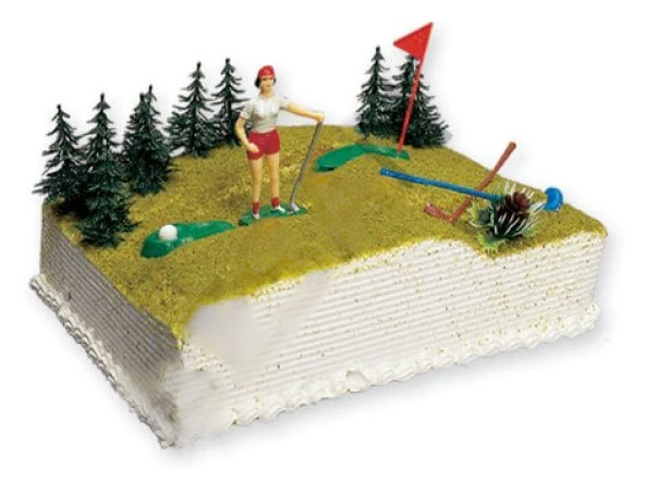 Golf Pasta Üstü Süsü Oyuncak Seti 6 Parça ürün görseli 1