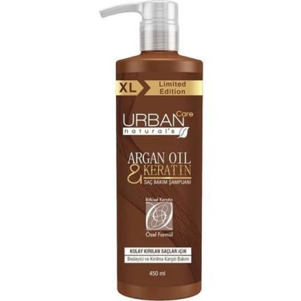 Urban Care Şampuan Argan Oil Keratin 450 ml ürün görseli 1