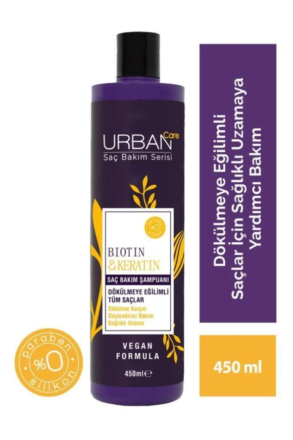Urban Care Şampuan Biotin Keratin 450 ml ürün görseli 1