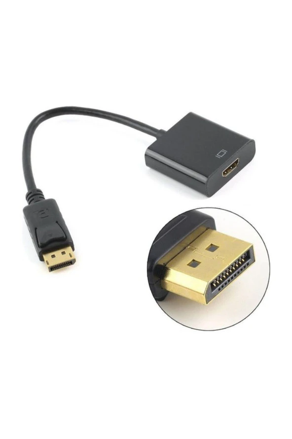 Displayport To Hdmı Çevirici Adaptör Kablosu ürün görseli 1
